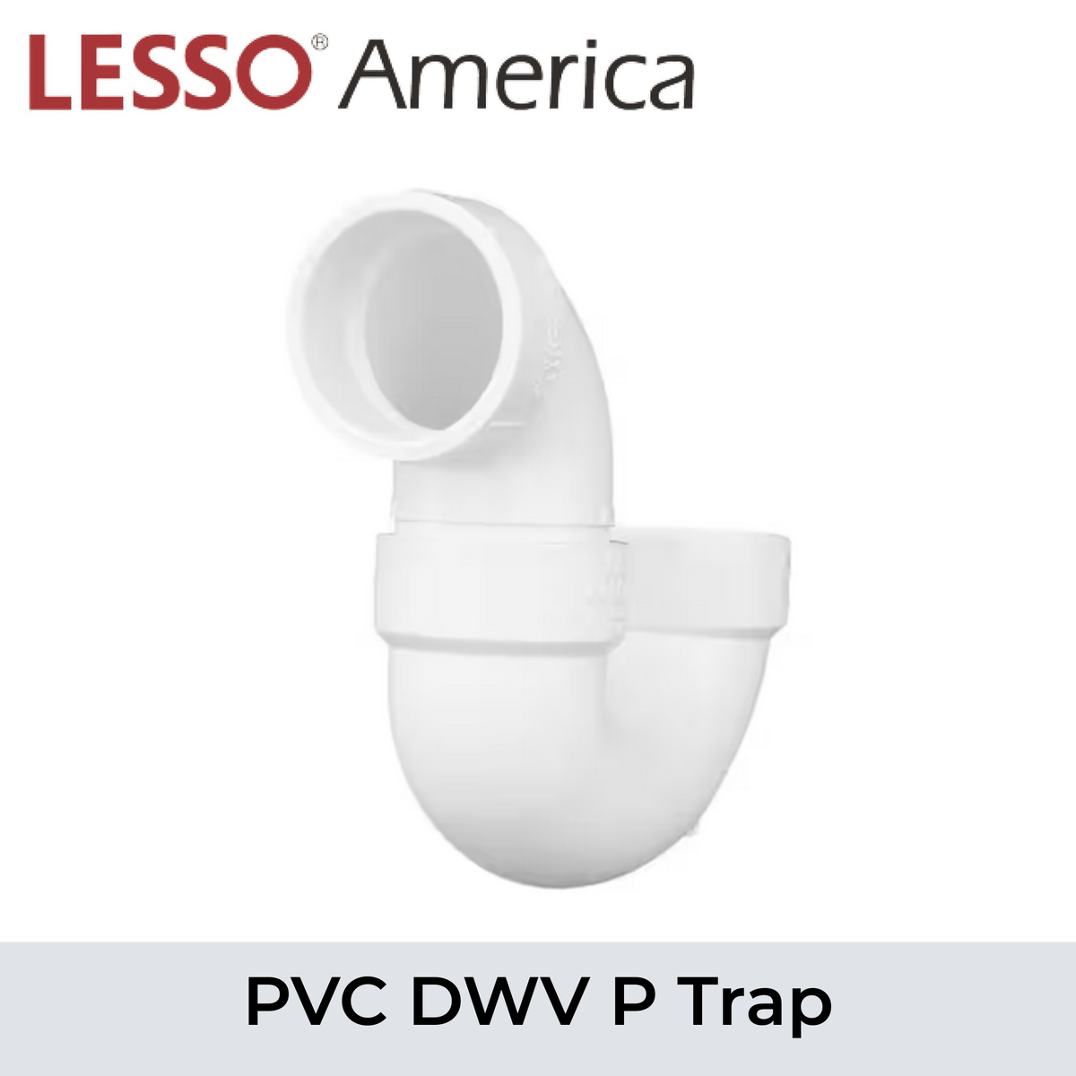 PVC DWV P-Trap, Case Quantity