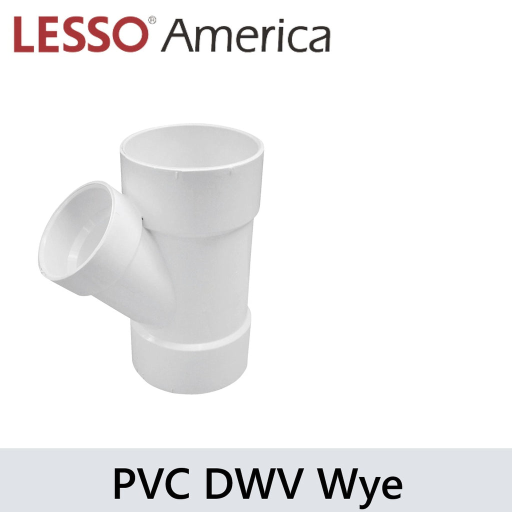 PVC DWV Wye, Case Quantity
